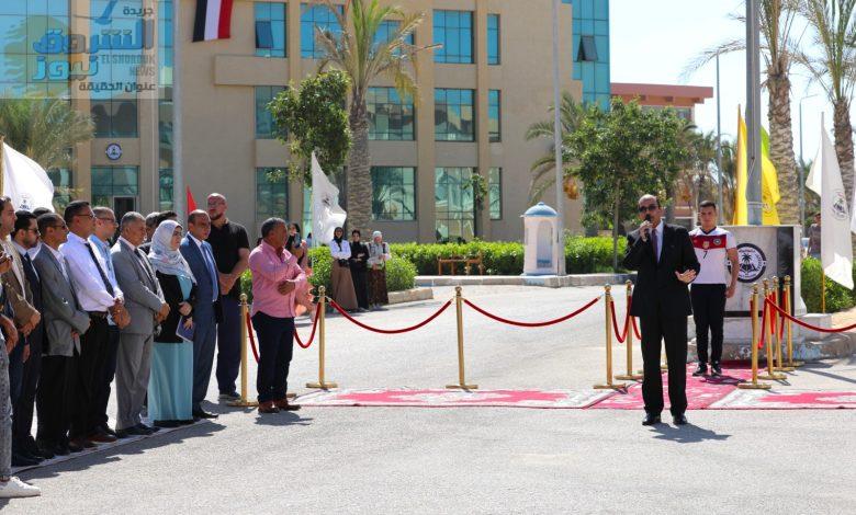 جامعة العريش تستقبل طلابها في بداية العام الجامعي الجديد