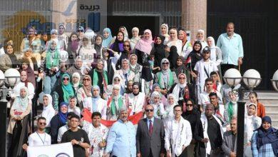 جامعة العريش تشارك في ماراثون للعصا البيضاء لأصحاب البصيرة وضعاف البصر .